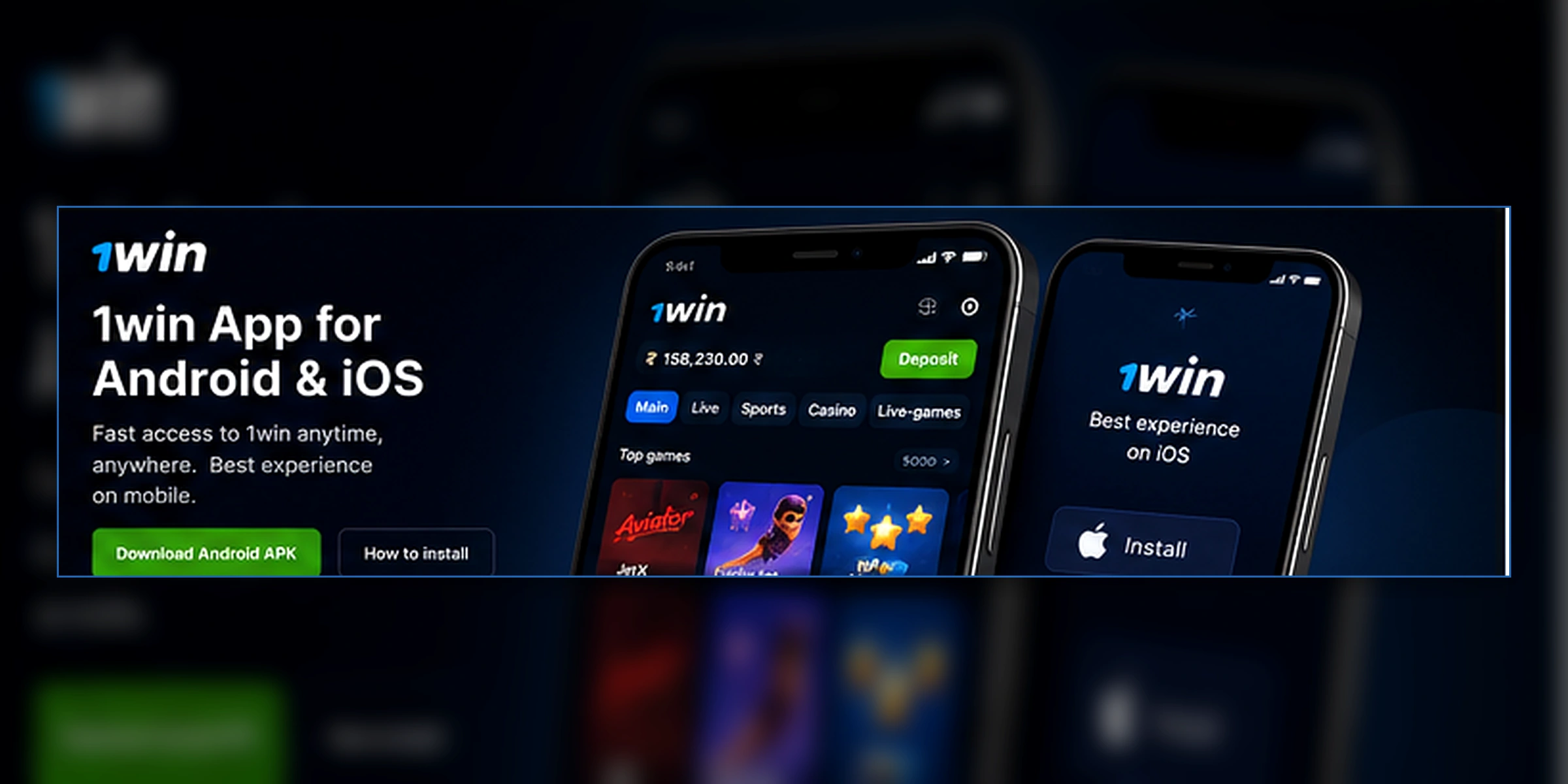 App 1win Chile — APK Android y Guía para iPhone — 1win Chile