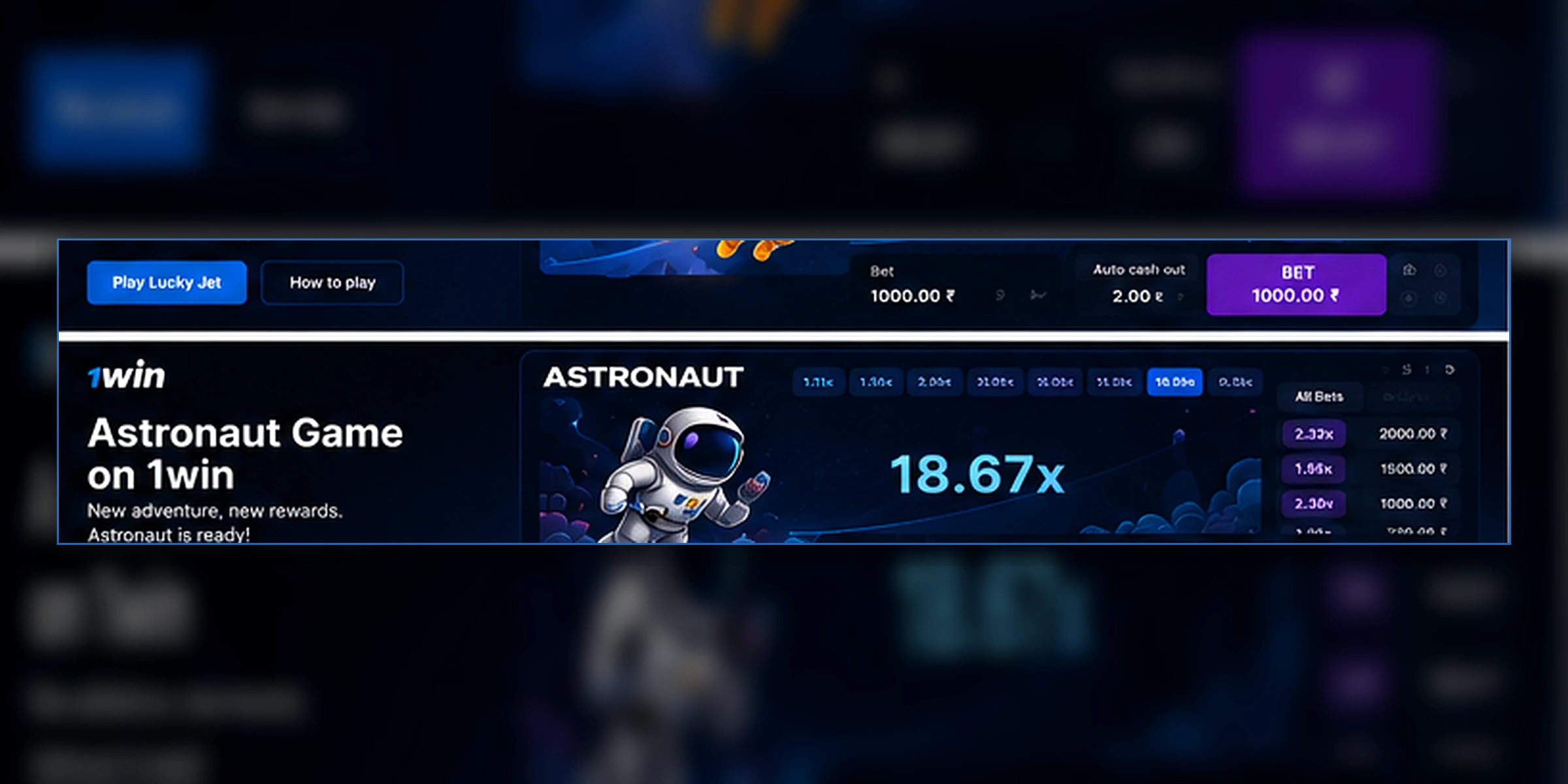 Astronaut en 1win Chile — Guía del Juego — 1win Chile
