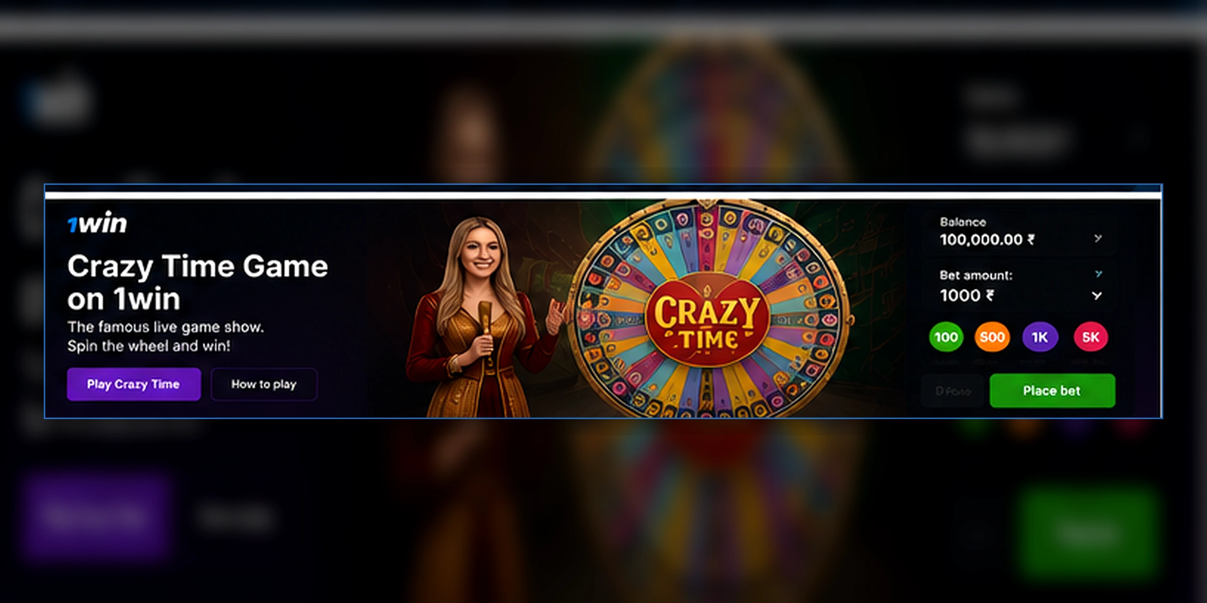 Crazy Time en 1win Chile — Guía del Juego — 1win Chile